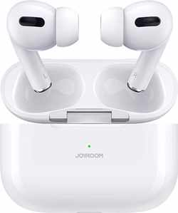 Joyroom JR-T03 Pro - Volledig Draadloze Oordopjes – Draadloze oplaadcase – Active Noise Cancelling - Earbuds – In-Ears - Bluetooth 5.0 - IPX5 Waterdicht - Wit - Geschikt voor Apple en Android