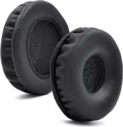 Luxe Lederen Oorkussen Set Voor Jabra Evolve 20 20SE 30 40 65 - Vervangende Koptelefoon Earpads - Oor Kussens - Ear Pads - Oorkussens Met Noise Cancelling Memory Foam Binnenlaag - Zwart