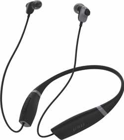 JAM comfort draadloze oortjes - Bluetooth oordopjes met nekband - zwart