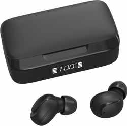 Mobstore EarBuds XY-10 Zwart - Draadloze Oordopjes - Bluetooth oordopjes - Oordopjes draadloos - Draadloos - Bluetooth Oortjes - oordopjes - Sport oortjes - Earpods - Geschikt voor alle smartphones - Buds - EarBuds Wireless