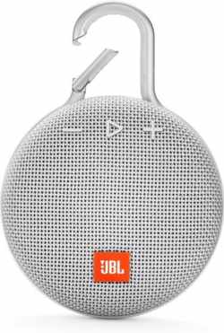 JBL Clip 3 Wit - Draagbare Bluetooth Mini Speaker