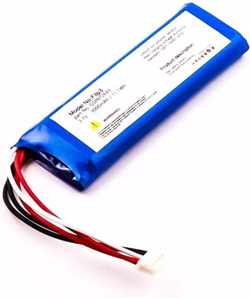 Batterij voor JBL Flip 3, Li-Polymer, 3,7V, 3000mAh, 11,1Wh