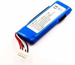 Batterij voor JBL Flip 4, Li-Polymer, 3,7V, 3000mAh, 11,1Wh, built-in, w/o tools