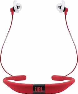 JBL Reflect Fit Rood - Draadloze sportkoptelefoon met hartslagmeter en nekband