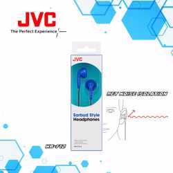 JVC Earbud Style In Earphone met Noise Isolation - Berry Blue