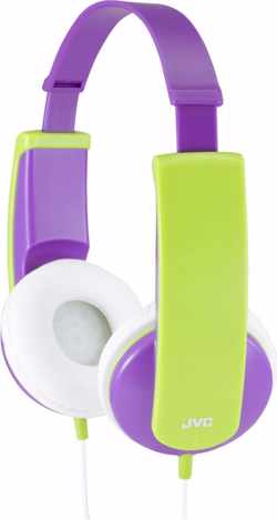 JVC HA-KD5 - On-ear kids koptelefoon - Paars/Groen