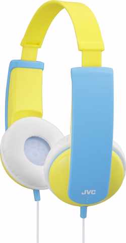 JVC HA-KD5 - On-ear kids koptelefoon - Geel/Blauw