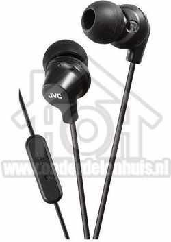 HA-FR15-B JVC Colourful Inner Ear Headphone Remote Black