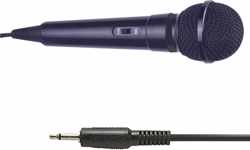 Mr Entertainer bedrade karaoke microfoon - 3,5mm Jack / zwart - 2,8 meter