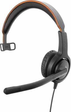 Axtel AXH-V40M hoofdtelefoon/headset Hoofdband Zwart, Oranje