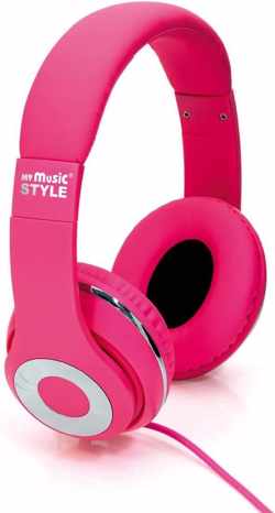 Roze koptelefoon | My Music Style Pink Headphones