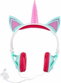 Toi-toys Eenhoornkoptelefoon Met Lichteffecten Roze/turquoise