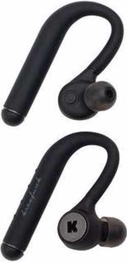 KreaFunk - bGEM Bluetooth Headphones - Black/Gun Metal (kfkm10)