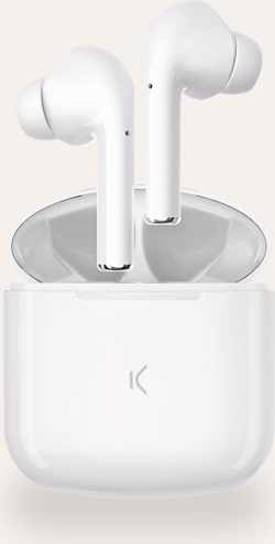 Ksix BXTW02 hoofdtelefoon/headset In-ear Bluetooth Wit