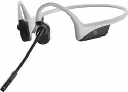 Aftershokz OpenComm Bone conduction headset - Light Grey