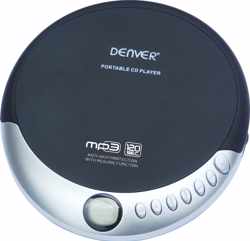 Denver DMP389 - Discman met antishock en LCD scherm - Zwart