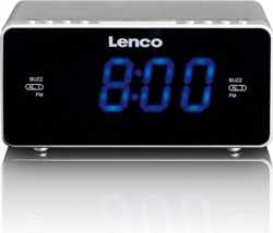 Lenco CR-520 - Wekkerradio - Zilver