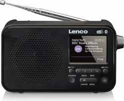 Lenco PDR-035 - DAB+ / FM Radio met Bluetooth - Zwart
