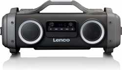 Lenco SPR-070 - Bluetooth speaker met radio, usb en aux aansluiting - Zwart