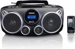Lenco SCD-100 - Draagbare Radio/CD-speler met Bluetooth en USB - Zwart