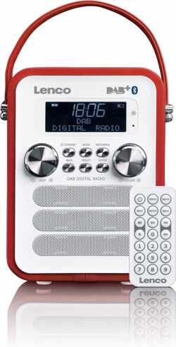 Lenco PDR-050 - Draagbare radio DAB+ - Rood