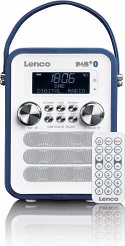 Lenco PDR-050 - Draagbare radio DAB+ - Blauw