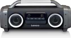 Lenco SPR-100 - Bluetooth speaker me licht effecten - Zwart