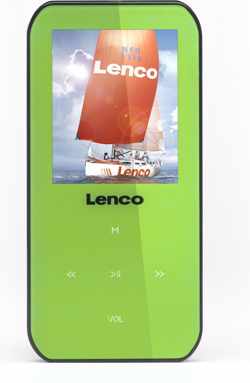 Lenco XEMIO 655 - MP3 speler met SD en USB ingang - 4 GB - Groen