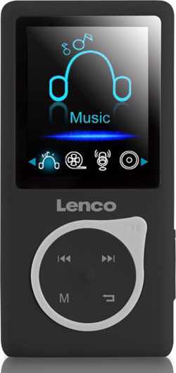 Lenco Xemio-668 - MP3-Speler incl oordopjes - Zwart