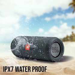 Flip Essential Bluetooth Box in grijs - Waterdichte, draagbare luidspreker met uitstekend geluid - Speel muziek tot 10 uur draadloos af