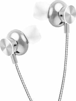 Langsdom Q10 USB-C / Type-C metalen magnetische in-ear bedrade oortelefoon (wit)