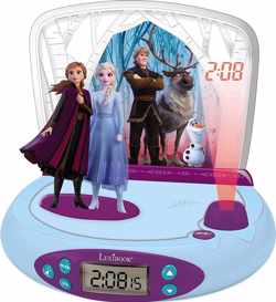 Lexibook Disney Frozen 2 wekkerradio met projectie - Disney speelgoed - frozen speelgoed