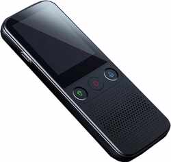 DrPhone  Worldvoice 2 - 138 Talen - Smart Voice - Business Travel - Offline Vertaling - Smart Camera - Zwart/Grijs