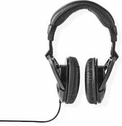 Nedis HPWD3200BK Over-ear Koptelefoon Bedraad 2,50 M Zwart