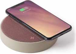 Lexon Oslo Energy Bluetooth Speaker/Draadloze oplader Pink