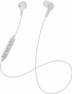 STREETZ HL-597 Semi-in-ear Bluetooth oordopjes met microfoon & control button - Wit