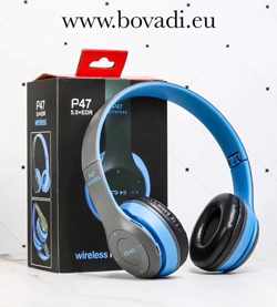Bovadi® P47 Bluetooth 5.0 koptelefoon Draadloze headset Wireless Headphones Blauw