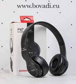 Bovadi® P47 Bluetooth koptelefoon Draadloze headset Wireless Headphones Zwart