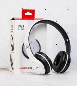 Bovadi® P47 Bluetooth 5.0 koptelefoon Draadloze headset Wireless Headphones Wit