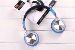 Hoofdtelefoon BT J900 - Bluetooth-Headset - Metallic kleur - FM-Radio - Blauw
