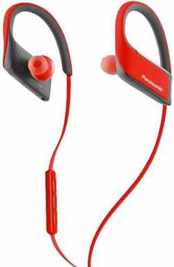Panasonic RP-BTS30E-R hoofdtelefoon/headset oorhaak Rood