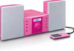 Lenco MC-013PK - Stereo set met FM radio en CD speler - Roze