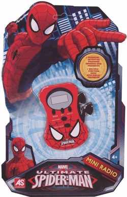 Marvel Ultimate Spider-Man mini radio met oordopjes