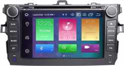 Toyota Corolla PX5 4+64GB 2008-2012 Android 10 navigatie en multimediasysteem Bluetooth USB WiFi Sd Kaart DVD Speler