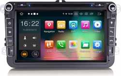 Voltario® 7 "Android 9.0 Autoradio met navigatie, bluetooth en DVD. Autonavigatie voor Volkswagen