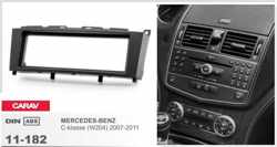 1-DIN MERCEDES-BENZ C-klasse (W204) 2007-2011 frame Audiovolt 11-182
