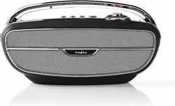 Nedis RDFM5300BK Fm-radio 60 W Bluetooth® Zwart / Zilver