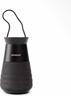 Artsound Lighthouse Speaker - Bluetooth portable speaker met verlichting, Zwart