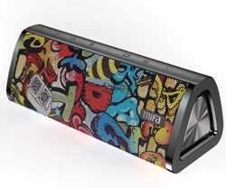 Mifa A10+ Graffiti - Krachtige Bluetooth Speaker - 20W Surround Sound Box - IPX7 Waterbestendig