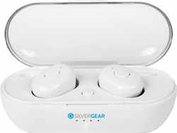 Silvergear Draadloze In Ear Sport Oordopjes - Bluetooth - Oplaadbare Opbergcase - Wit
